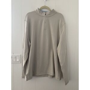 NWT J.Crew Men's Sz XXL Performance Half-Zip Pique Pullover CoolMax Long Sleeve